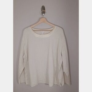 J. Jill Lagenlook Tunic Cotton Long Sleeve Women's Top Size 2X New